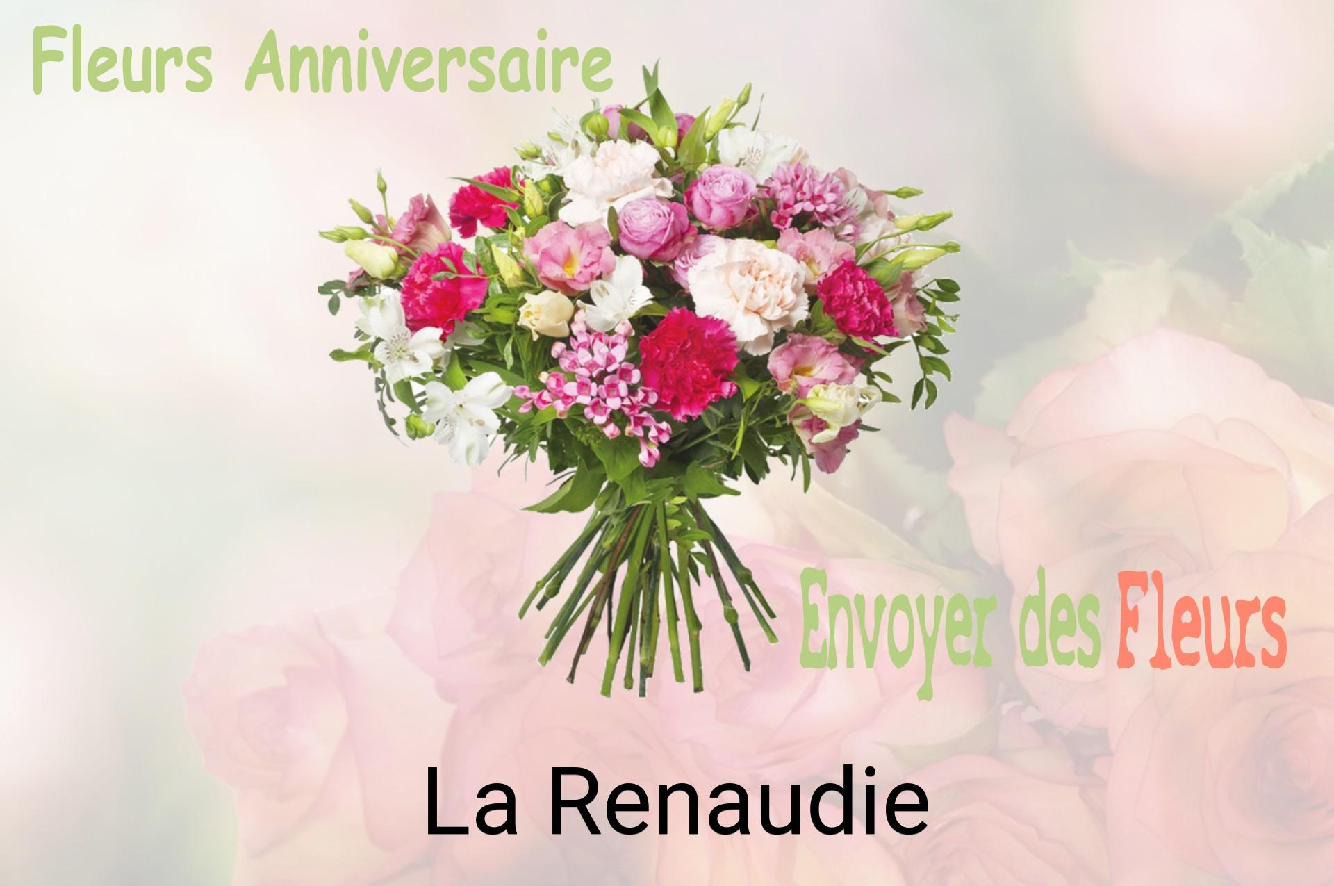 Bouquet de fleurs d’anniversaire livré à La Renaudie